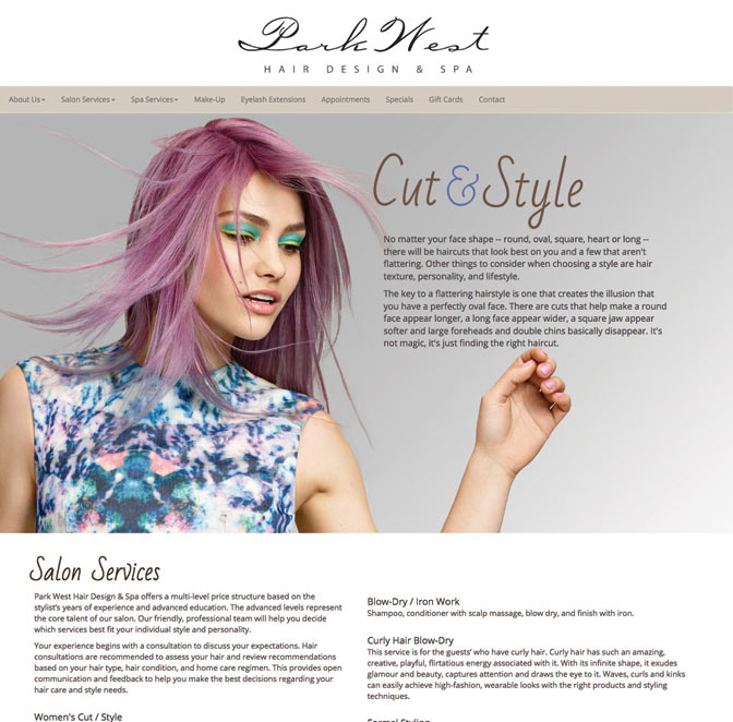 website design by The Creative Twist